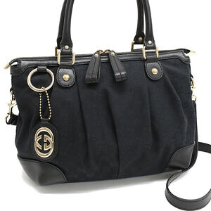 Gucci Sukey handbag GG canvas jacquard leather black